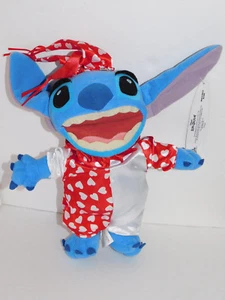 Disney Stitch Plush Valentine Gift Jester Toy Factory Heart Stuffed Prize Lilo - Picture 1 of 8