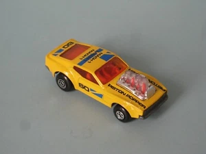 Lesney Matchbox 10 Pistones Popper Mustang Mach 1 Tampo EE. UU. 60 con Impresión Trasera - Imagen 1 de 4