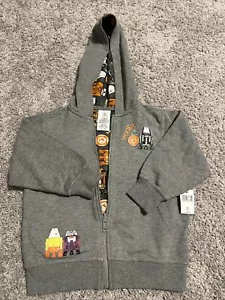 Disney Kids Star Wars Halloween Droids R2-D2 Zip Hoodie Size X-Small NWT Grey - Picture 1 of 5