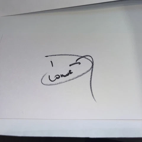 Dionne Warwick Legendary Singer Signed 3x5 Index Card Cover