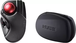 2.4Ghz Wireless Finger-Operated Large Size Trackball Mouse & Hard EVA Case (M-HT - Picture 1 of 9