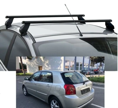 BARRE PORTATUTTO ACCIAIO PER TOYOTA COROLLA BERLINA ANNO 2006 OMOLOGATE TUV  - Immagine 1 di 4