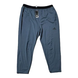 NWT$70 Mens Adidas city Fleece training pant blue size 2XL (GE3408) - Picture 1 of 4