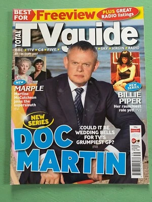 TOTAL TV GUIDE 22-Sept-2007 MARTIN CLUNES Tom Hardy Billie Piper Richard Coyle - Image 1 of 2