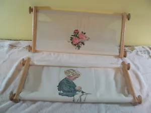 Needle point scroll frames and Thread - Picture 1 of 3