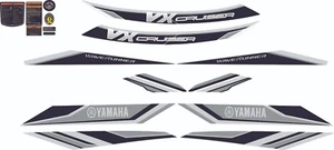 YAMAHA WAVERUNNER VX CRUISER 2015 Graphics / Decal / Sticker Kit Grey & Black - Bild 1 von 2