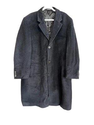 Пальто мужское Ralph Lauren 46R угольно-серое длина до колена шерсть ягненка с подкладкой - Изображение 1 из 4