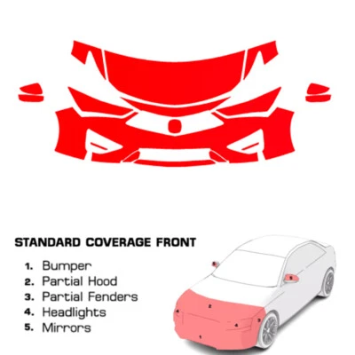 PreCut Paint Protection Film Clear Bra PPF For Acura ILX 2019-2022 - Изображение 1 из 4