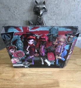 Monster High Dolls Londoom Set Neu - Elissabat Catty Schwarz Viperine Gorgon - Bild 1 von 3