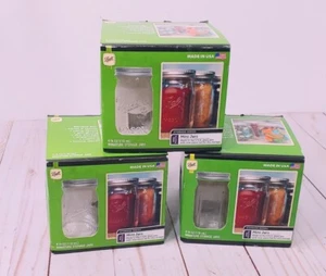 Ball 4oz Mini Storage Jars 4 Pack Lot Of 3 Packs 12 Total Jars New Mini Mouth - Picture 1 of 8