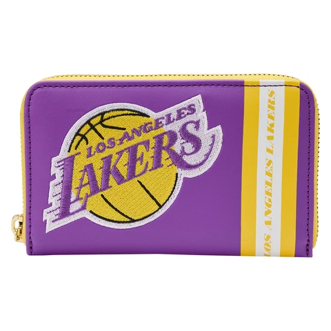 Loungefly Los Angeles Lakers Patches Zip-Around Wallet Cover