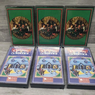 A Glorious Christmas In America READERS DIGEST Holiday 6 Cassette Tapes Lot - Image 1 of 4
