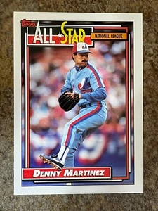 1992 Topps N.L. All-Star #394 Denny Martinez - Montreal Expos - Picture 1 of 2