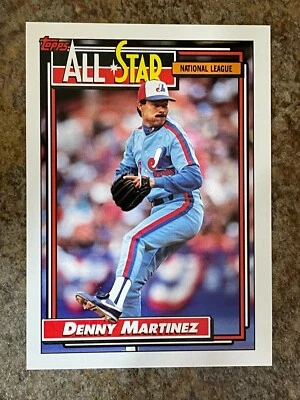 1992 Topps N.L. All-Star #394 Denny Martinez - Montreal Expos - Image 1 of 2