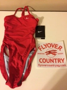 NWT Nike Performance Girls One Piece Swimsuit Size 20 Free Shipping - Picture 1 of 19