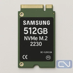 Samsung 512GB NVMe M.2 2230 30mm SSD Mixed Model Mixed Brand - Afbeelding 1 van 1