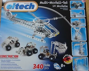 Multi Model Set Eitech 10 Model Metal Construction Building Set C300 - Picture 1 of 12