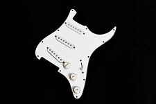 Loaded Stratocaster Pickguard SSS White 3Ply - Golpeador Strat SSS blanco 