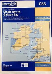 C55 Imray Navigation Paper Chart - Dingle Bay to Galway Bay - N89 - Bild 1 von 2