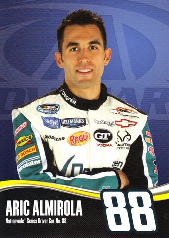 2011 ARIC ALMIROLA  ADVOCARE #88 NASCAR NATIONWIDE SERIES POSTCARD Cover