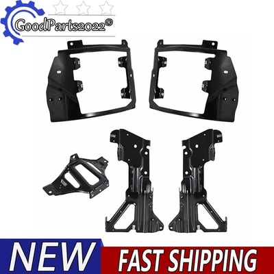 For 2016-2018 Chevrolet Silverado 1500 Front Bumper Support & Mount Bracket Set Foto 1 de 4