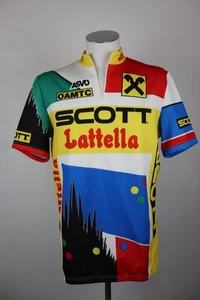 SCOTT MAGLIA CICLISMO UOMO TG. 5 MAN T-SHIRT SPORT BIKE VINTAGE MANICA CORTA - Picture 1 of 7