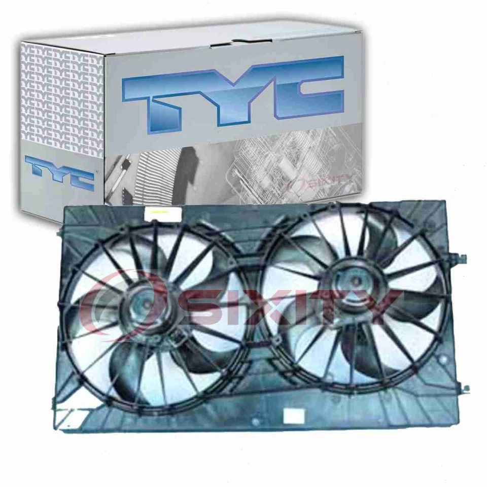 Conjunto de ventilador condensador y radiador doble TYC para correas Dodge Avenger 2008-2014 ws Foto 1 de 4