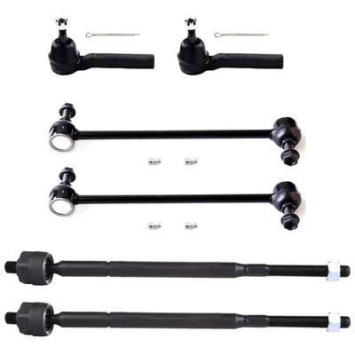 6x Front Inner Outer Tie Rods Sway Bars For 08-10 Dodge Grand Caravan Chrysler Foto 1 de 4