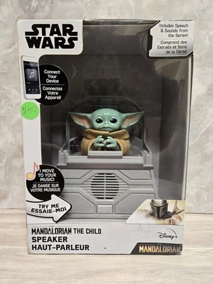 Star Wars Mandalorian The Child Speaker Baby Yoda Sound Activated Moves to Music - Image 1 of 3