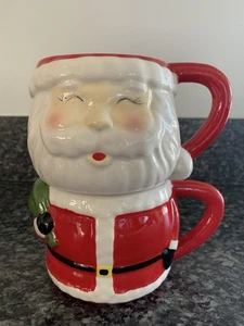 Weihnachtsmann Stapeltassen. 2er Set. NEU - Bild 1 von 10