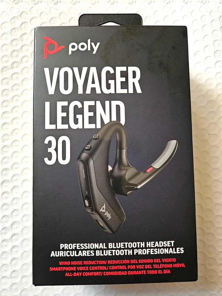 POLY Voyager Legend 30 Noise Cancelling Bluetooth Headset OPEN BOX - Image 1 of 3