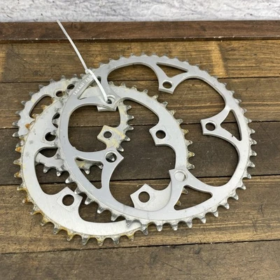 Vintage Takagi Chainring Set 48t 40t 110 74 BCD Japan Road Triple Touring Rings - Image 1 of 4