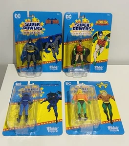 Super Powers set of 4 Crowd Fund 4.5 figures Batman, Black Manta, Robin, Aquaman - Picture 1 of 7