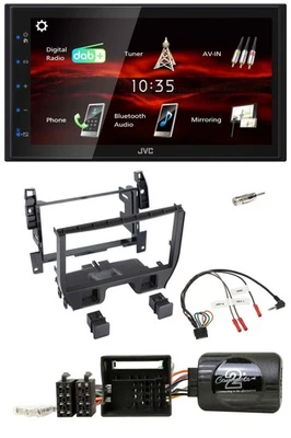 JVC USB Bluetooth Lenkrad DAB 2DIN Autoradio für Citroen C3 2010-2014 - Bild 1 von 4