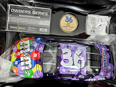 2002 Kenny Schrader #36 M&M Purple Color Vote Winner Autographed 1/24 Nascar - Image 1 of 4