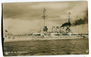 Postal SMS "Helgoland", Marina Imperial, barco de línea, alrededor de 1912 - Imagen 1 de 2
