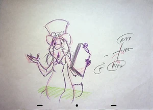 Die vielen Abenteuer von Winnie Puuh handgezeichnet Produktion HASE Bleistift - Bild 1 von 2