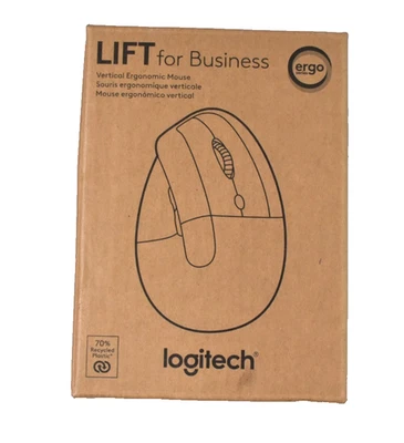 Logitech Lift Ergo Vertical Mouse For Right Hand 910-006491 For Business Use - Image 1 of 4