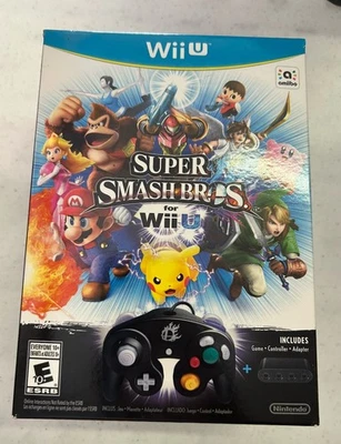 SEALED! Super Smash Bros Controller Bundle Nintendo Wii U Brand New - Image 1 of 4