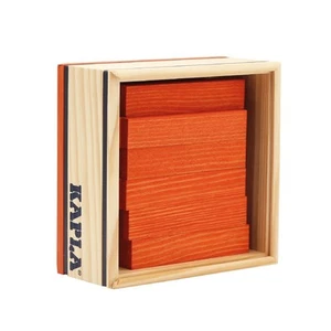 KAPLA 40 Cuadrados Naranja - Juego de Construcción de Madera - 40 Edificios Color Naranja... - Imagen 1 de 4
