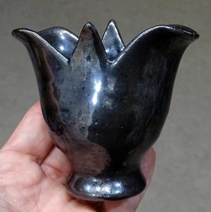 D X DX GORDY Vintage GREENVILLE GEORGIA Gordys FOLK ART POTTERY Whimsy Vase - Picture 1 of 6