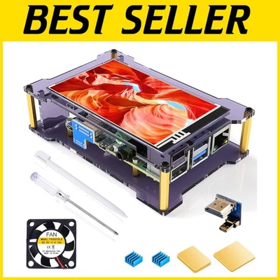 Stylish Raspberry Pi 4 Touchscreen - 4 Inch IPS Monitor with Touch Pen Support - Image 1 of 4