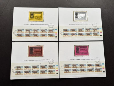 South Africa SWA MaxiSilk Card +Booklet Pane WWF 12C (10) +1st Booklet Cachet X4 - Image 1 of 2