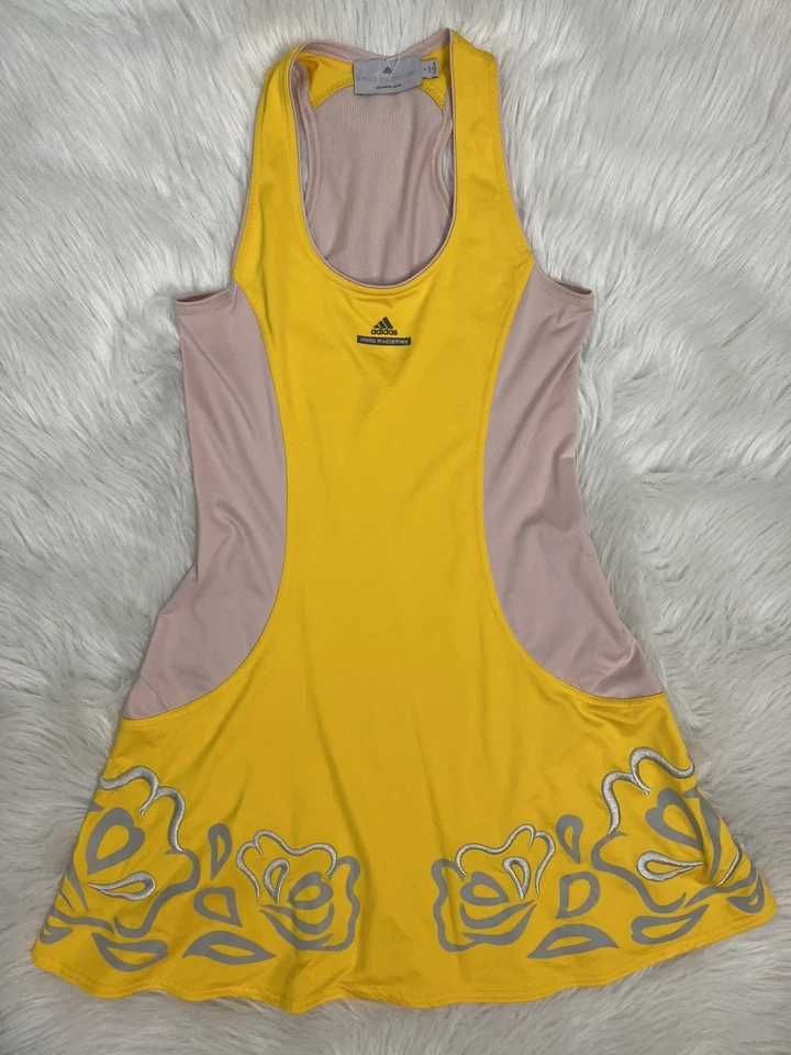 Vestido Adidas Stella McCartney Roland Garros Barricade Amarillo Para Mujer Talla S Foto 1 de 4