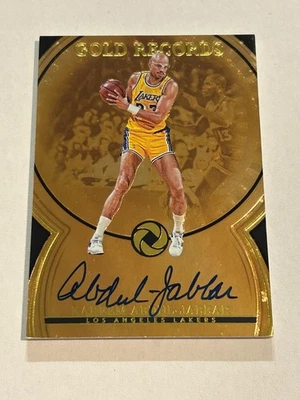 2017-18 Panini Opulence Kareem Abdul-Jabbar 1/35 Gold Records On Card Auto E1 - Image 1 of 2