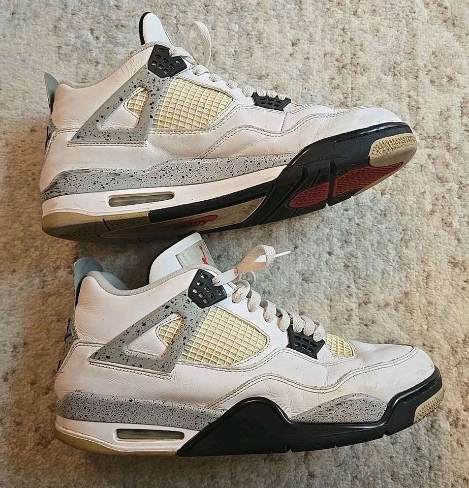 Talla 13 - Jordan 4 Retro OG Mid White Cement 2016 840606-192  Foto 1 de 4