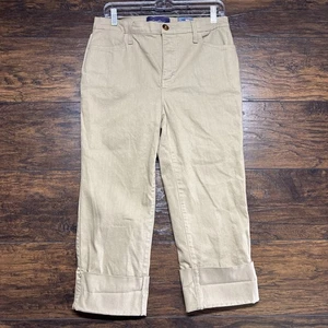 NYDJ Damen Capri Jeans - gerade hohe Leibhöhe - 22" Schrittlänge Größe 8 Neu mit Etikett - Bild 1 von 7