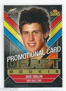 2011 Champions Promo Card (DR1) David SWALLOW Gold Coast - Picture 1 of 1