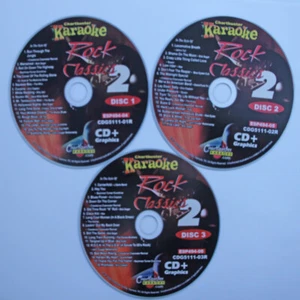 CLASSIC ROCK Chartbuster Vol-5111 KARAOKE 3 CD+G 50 SONGS new in WHITE SLEEVES - Picture 1 of 1
