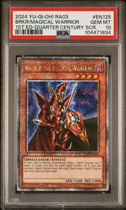 Breaker the Magical Warrior RA03-DE125 1st Quarter Century Rare PSA 10 GEM MINT - Bild 1 von 2